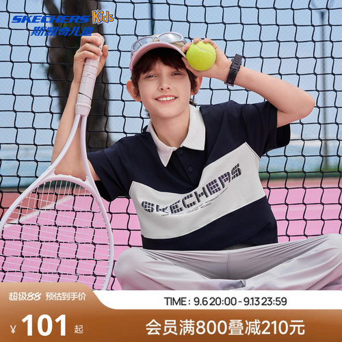 SkechersKids斯凯奇学院风T恤