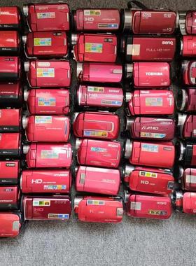 红色手持DV摄像机模型拍摄道具报废坏摄像机摆件复古拍照充数相机