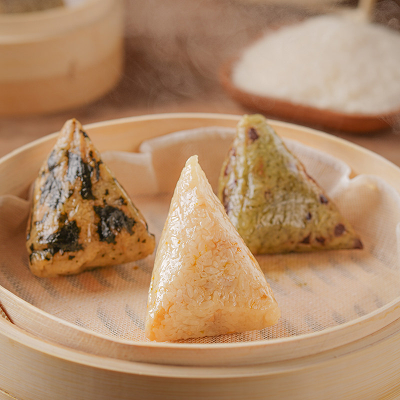 纯素端午散装甜咸粽子 传统手工素食企业定制 养生健康高级食材