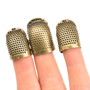 顶针箍顶针器指套老式手工针线活家用防扎手指套手缝缝纫保护工具