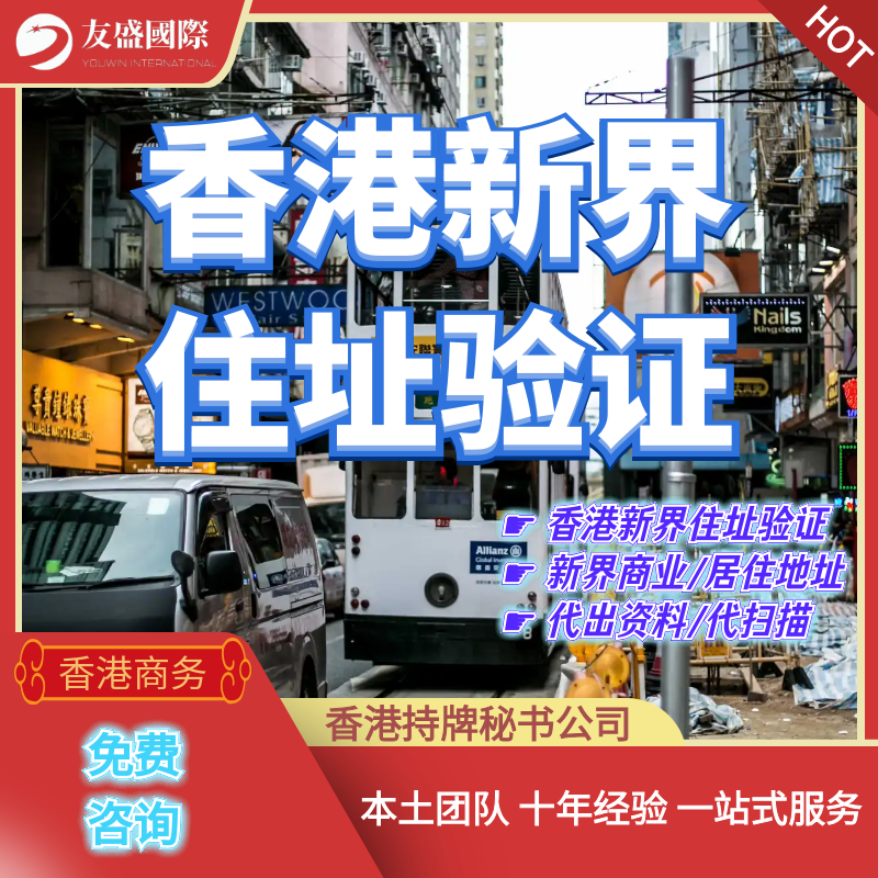 香港新界住址验证/商业地址/住宅地址/代扫描/出资料/住址收信