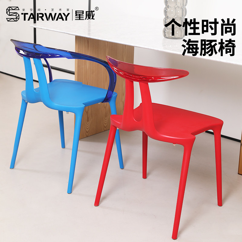 星威商用北欧透明餐椅极简设计师款轻奢家用非亚克力餐饮户外椅子