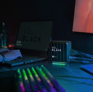 西數WD D50 Game Dock雷電3外接SSD游戲硬盤盒筆記本擴展塢 Black