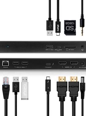 CalDigit  10个端口  高达94W充电 Thunderbolt 4扩展坞.