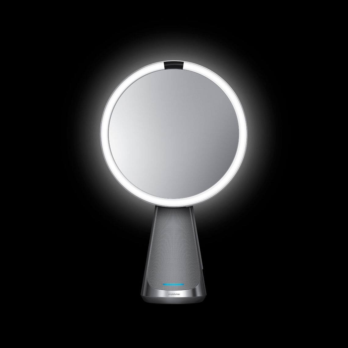 Simplehuman HIFI 智能化妆镜内置音响自动调光.