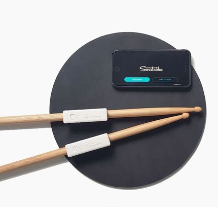 Senstroke 虚拟空气鼓便携智能电子鼓架子鼓套装 鼓槌 传感器.