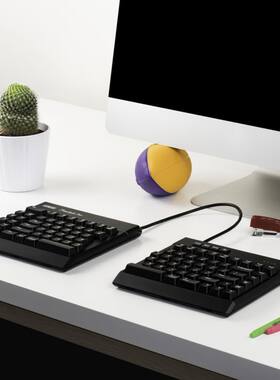 KINESIS Freestyle Pro 分体式可编程机械键盘 茶轴 红轴可选.