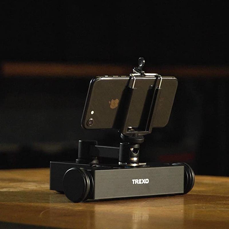 Trexo Wheels 相机智能手机视频拍摄滑轨桌面运动小车 可编程