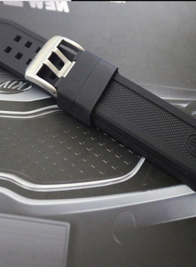 适用鲁美诺斯表带Luminox23mm雷美诺时硅橡胶3051 6402 3950 3081