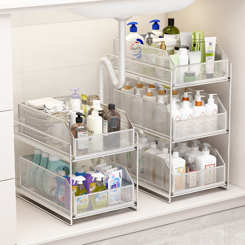 卫生间下水槽浴室柜宅缝抽拉式置物架拉篮极窄缝分层收纳抽屉式架,珠宝/钻石/翡翠,黄金镶钻挂件/摆件,淘宝优惠券,粉丝福利购,淘宝优惠卷