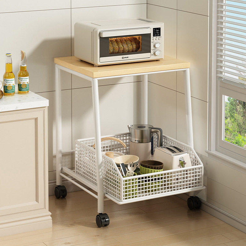 厨房置物架电饭煲实木架子多功能电器烤箱微波炉多层收纳架置物架,厨房/烹饪用具,微波炉置物架,淘宝优惠券,粉丝福利购,淘宝优惠卷