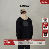 男款 EVISU福神 2025秋季 家花刺绣纯棉翻领牛仔夹克外套