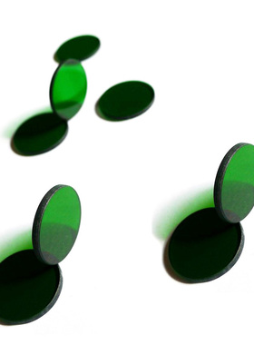 LB2 绿色滤光镜光学玻璃绿色玻璃绿光滤光片透过绿光532nm20*1.5m