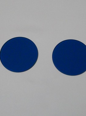 QB9 500nm带通滤光片  蓝色滤光片  45*2mm