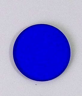 光学玻璃 滤光片 青蓝色玻璃  QB5滤镜  长波通滤光 玻璃 20*2mm