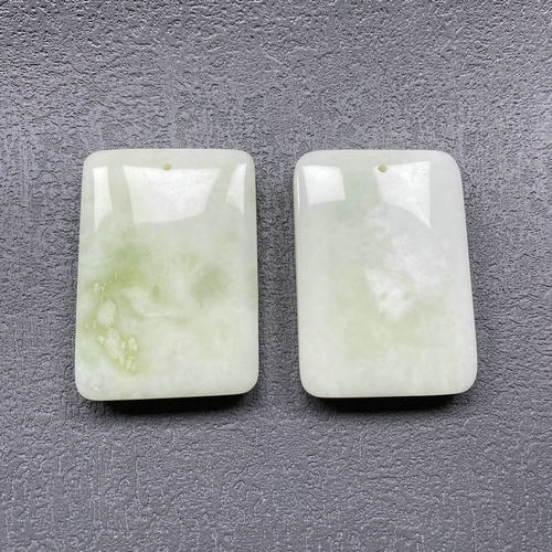 天然正品老坑翠玉西安蓝田玉平安无事牌挂件兵马俑活玉礼品带证书