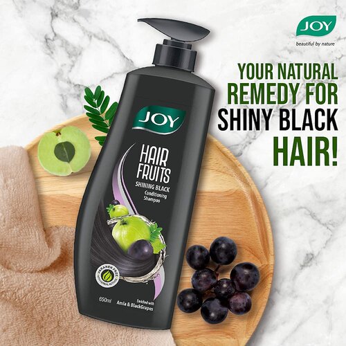 印度JOY Hair Fruits 醋栗&黑葡萄护理洗发液洗发水 闪亮光泽