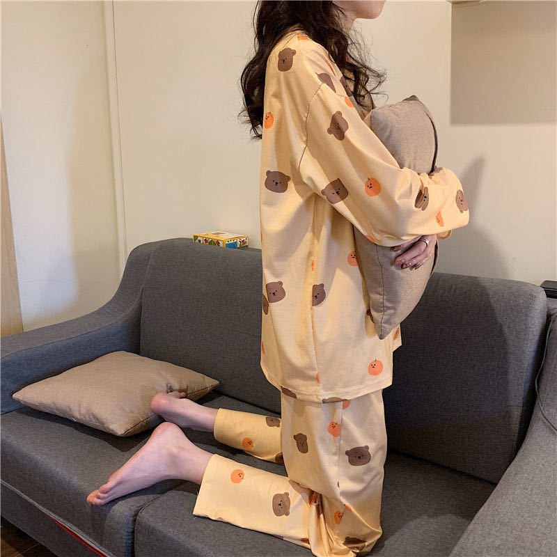 旅行可携式一次性睡衣女士宾馆春秋款酒店长袖长裤套装学院风韩版
