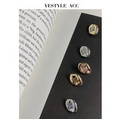 方形钻金属纽扣女士服装 配件装 饰扣子针织开衫 YES艺森 衬衫 衣服扣