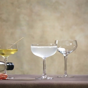 蝶形杯 冷切口阔口杯 库珀杯 水晶鸡尾酒杯 传统玻璃杯