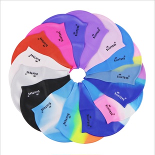 硅胶泳帽高弹防水防晒舒适不勒头成人儿童男女通用专业游泳装备