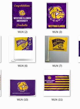 WIU Leathernecks University Flag威斯理工大学装饰旗帜