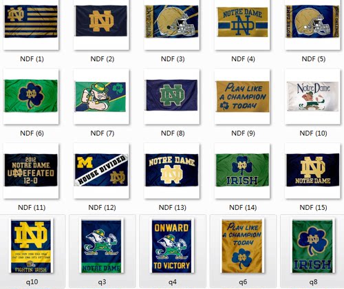 Notre Dame  House Flag圣母院大学旗帜