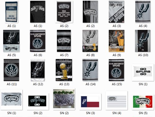 San Antonio Spurs Home Flag圣安东尼奥马刺队球迷装饰旗帜新款
