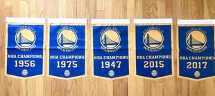 Warriors NBA State 饰 Golden Flag勇士队总冠军旗帜球迷会场装