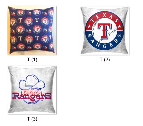MLB Texas Rangers Pillow Cover德州游骑兵棒球队球迷抱枕套