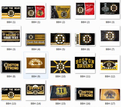 NHL Boston Bruins Flag波士顿棕熊队冰球球迷会场装饰海报旗帜