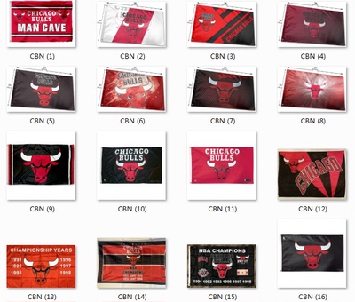 NBA Chicago Bulls Flag芝加哥公牛队球迷旗帜会场壁画海报