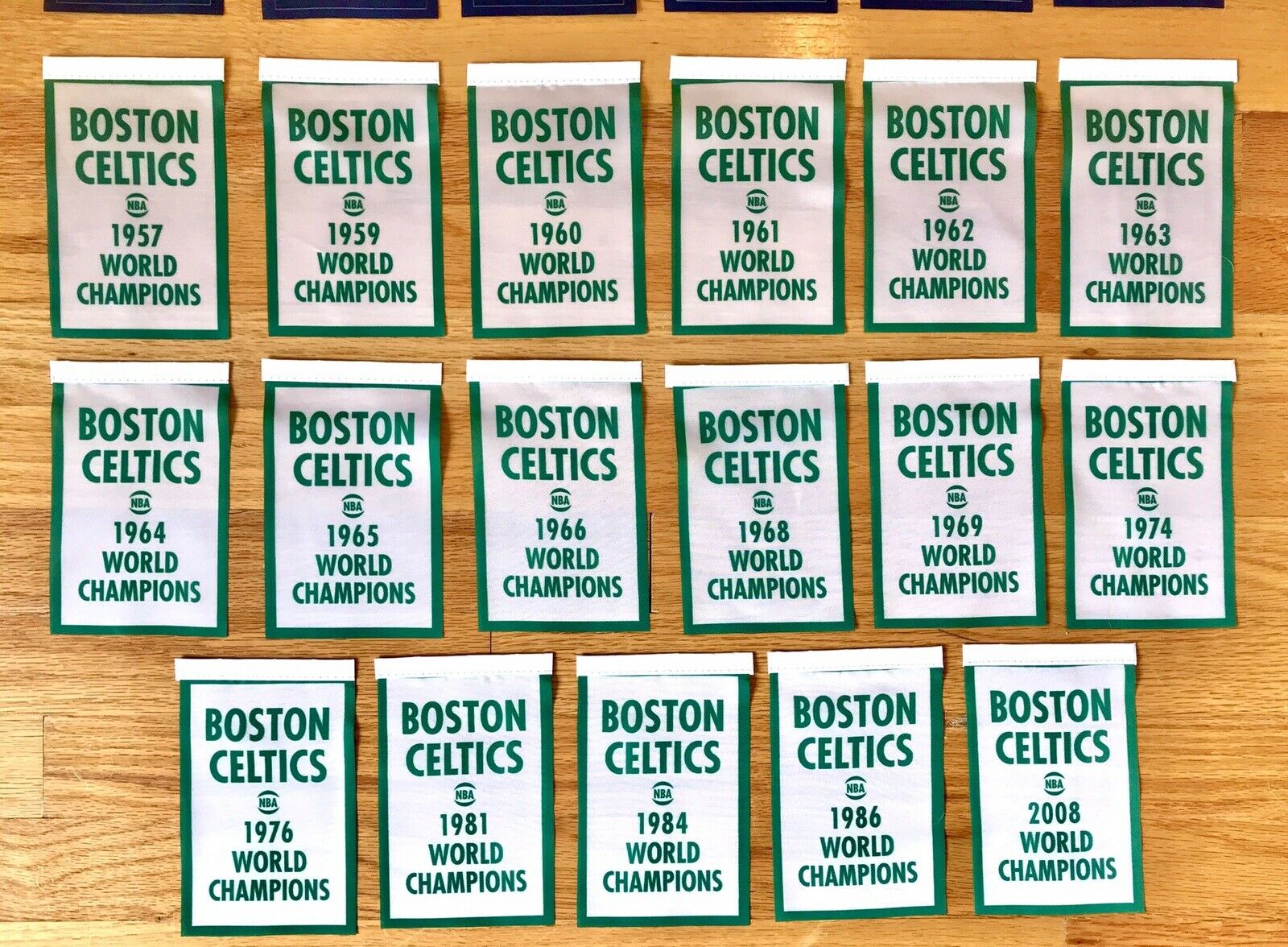 NBA Boston Celtics Flag波士顿凯尔特人冠军旗帜球迷会场壁画