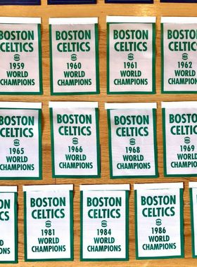 NBA Boston Celtics Flag波士顿凯尔特人冠军旗帜球迷会场壁画