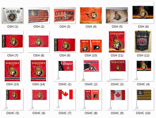 New Ottawa Senators Flag渥太华参议员队装饰旗帜车旗