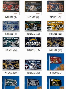 Football Green Bay Packer Kansas City Chiefs New York Flag