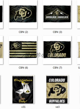 Colorado Buffaloes Flag科罗拉多大学水牛队球迷旗帜