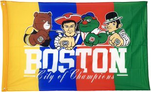 Boston City 饰旗帜 NBA Champions Flag波士顿城市球迷会场装