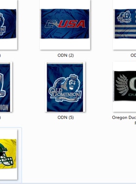 Dominion University Monarchs Oregon Ducks Flag俄勒冈大学旗帜