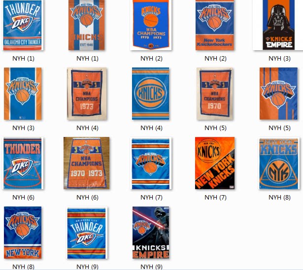 new york knicks part flag纽约尼克斯队蓝球球迷俱乐部装饰旗帜
