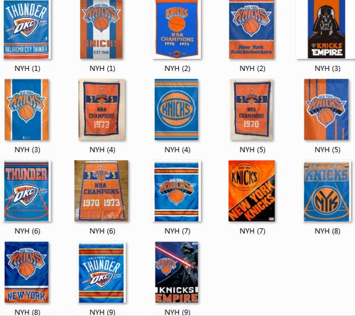 New York Knicks Part Flag纽约尼克斯队蓝球球迷俱乐部装饰旗帜