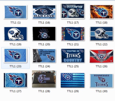 Tennessee Titans Flag田纳西泰坦队球迷俱乐部节日装饰海报旗帜