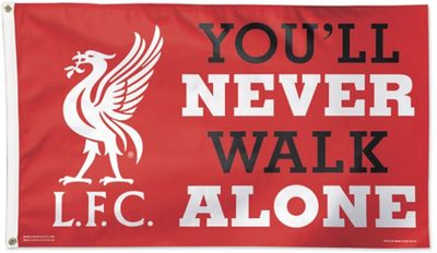 Soccer Liverpool FC You'll Never Walk Alone Flag利物浦足球旗