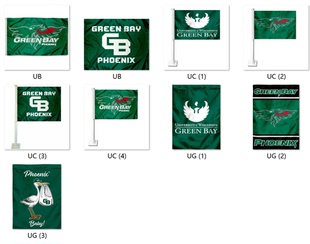 UW Green Bay Phoenix University College Flag美国大学学院旗帜