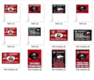 NIU Huskies House College NCAA Flag牛哈士奇大学装饰旗帜