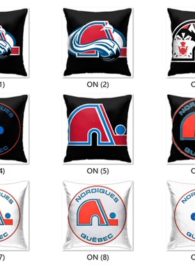 Quebec Nordigues Pillow Cover NHL魁北克北欧球迷抱枕套