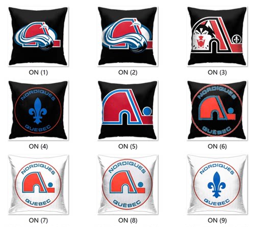 Quebec Nordigues Pillow Cover NHL魁北克北欧球迷抱枕套