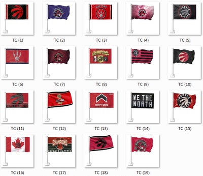 NBA Toronto Raptors Car Flag多伦多猛龙队球迷车旗