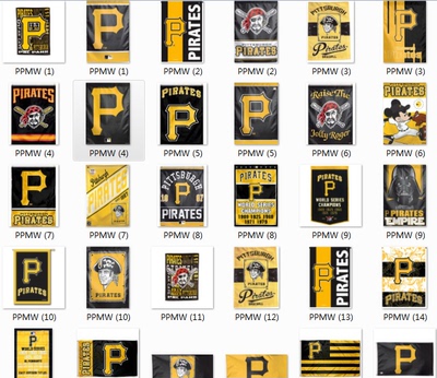 Baseball Pittsburgh Pirates Flag匹兹堡海盗队海报旗帜车旗