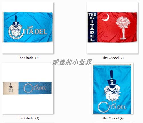 The Citadel Flag要塞军校大学球迷旗帜